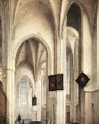 SAENREDAM, Pieter Jansz Interior of the St Jacob Church in Utrecht France oil painting reproduction